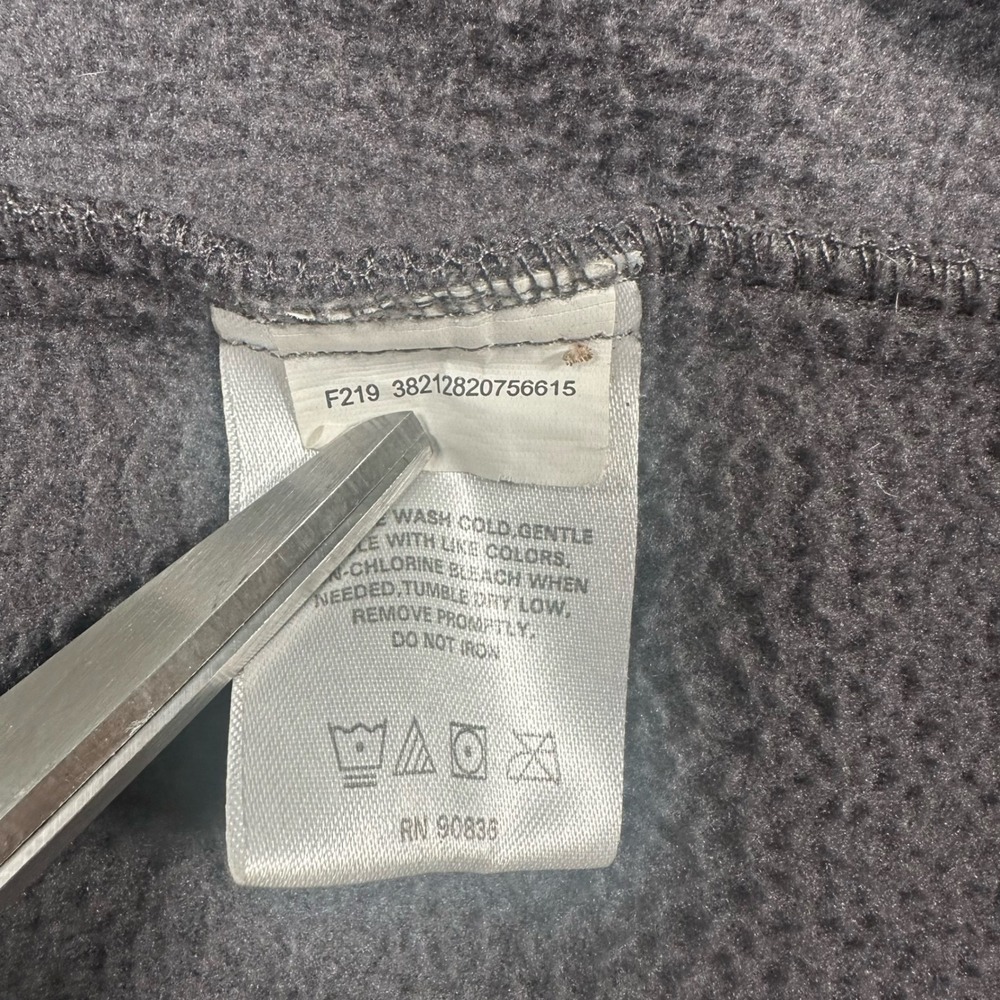 Joes USA Mens Fleece Vest Charcoal Gray Full Zip Sleeveless Jacket Large F219 - Picture 7 of 8